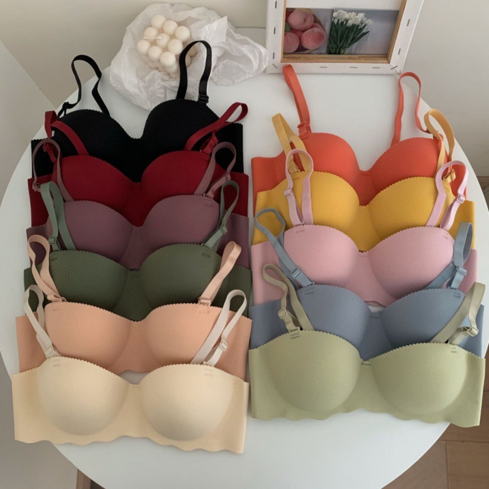 Wirefree Bra Comfort - Seksowny, wygodny, bezszwowy biustonosz w cukierkowych