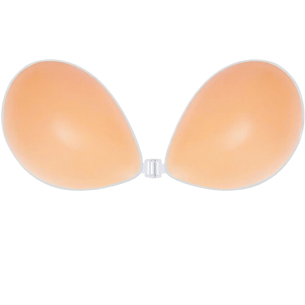 Backless Bra Sticky - Biustonosz push-up bez fiszbin z litego