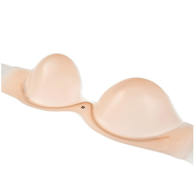 Backless Bra Sticky - Biustonosz silikonowy plus size damski bez