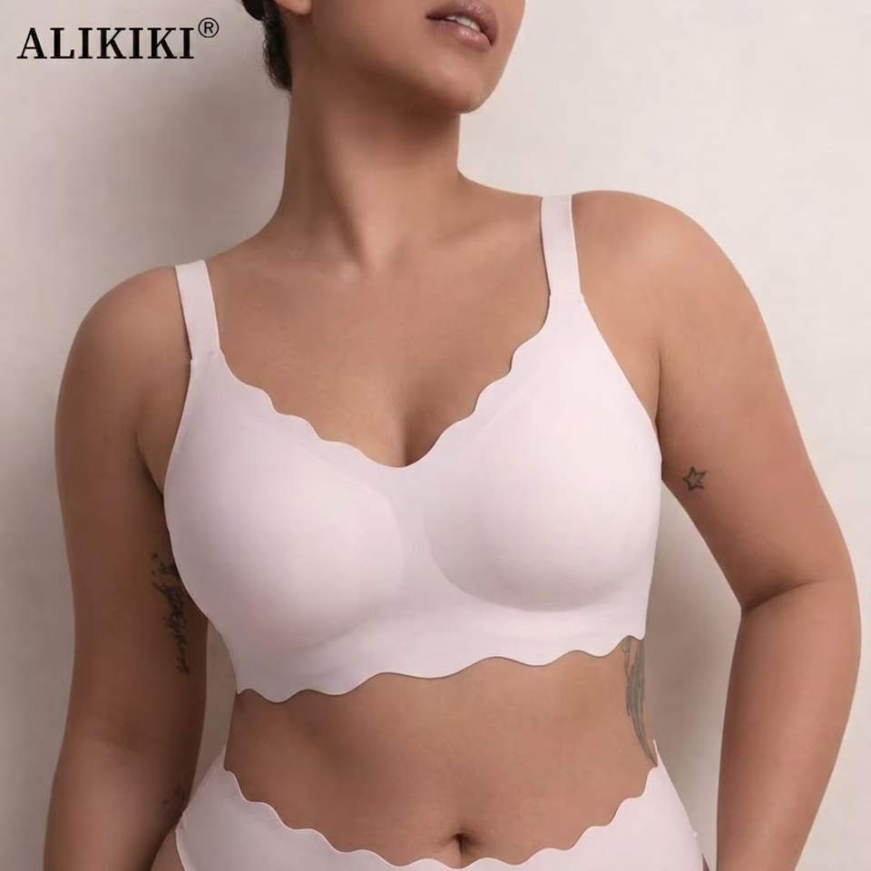 T Shirt Bra Seamless - Bezszwowy, bezprzewodowy biustonosz podtrzymujący z efektem